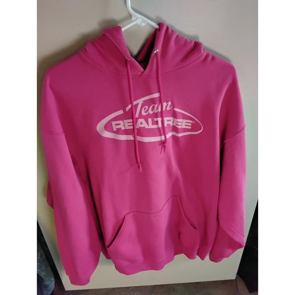 Jerzees‎ NuBlend Team Realtree Pink Hoodie Sweatshirt Womens XL Graphic Hooded
